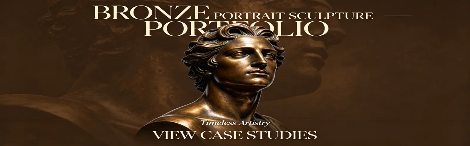Custom Bronze Sculpture Portfolio Banner | Handcrafted Memorial Bronze Statues